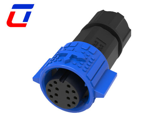 5A 14 pines redondo IP67 conector à prova d'água M19 tipo de conector de fio para a placa