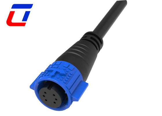 Conector de cabo à prova d'água Quick Lock 6 Core M19 Ip67 Conector montado no painel