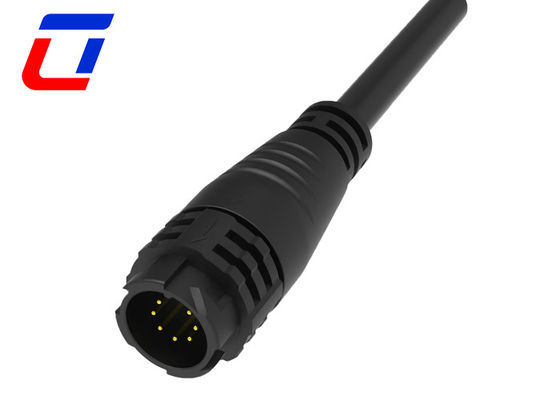 7 Pin 5A Push Lock Wire To Board Conectores de cabo à prova d'água moldados com cabo M19