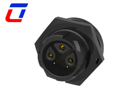 15A Potência 5A sinal M19 fio para a placa Multi Pin conectores à prova d'água com bloqueio de empurrão