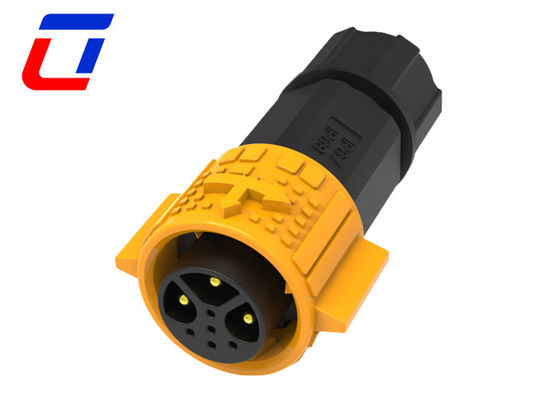 Conector à prova d'água IP67 de alta performance PA66 Plástico 3+5 Multi Pin M19