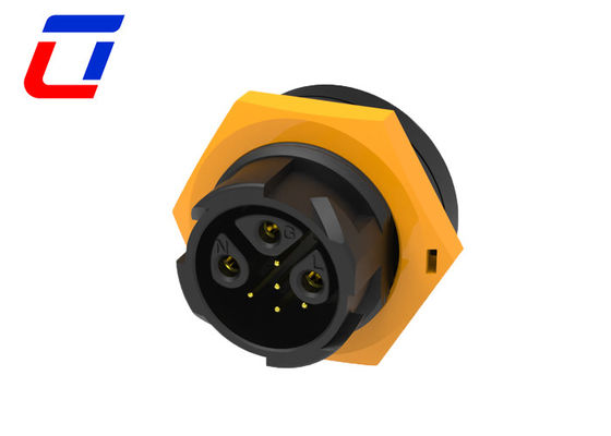 Conector à prova d'água IP67 de alta performance PA66 Plástico 3+5 Multi Pin M19