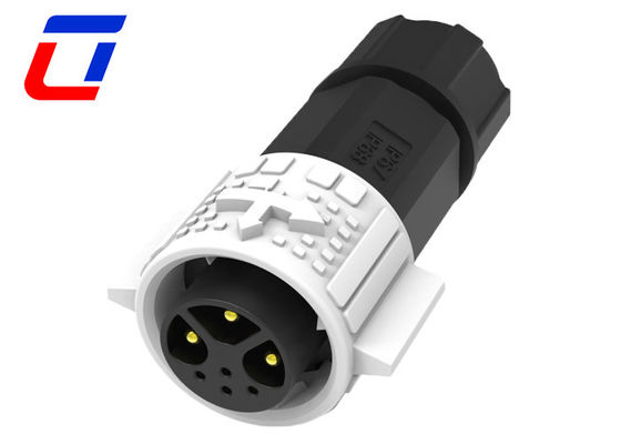 15A sinal de alimentação 3+4 Pin resistente à água macho 7 Pin Plug Conector de montagem de painel feminino