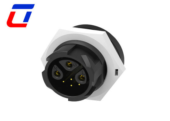 15A sinal de alimentação 3+4 Pin resistente à água macho 7 Pin Plug Conector de montagem de painel feminino