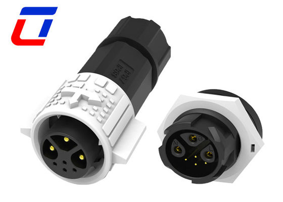 15A sinal de alimentação 3+4 Pin resistente à água macho 7 Pin Plug Conector de montagem de painel feminino
