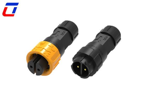 10A 2 Pin 300V conector de fio circular fechado rápido resistente à água conector feminino para masculino