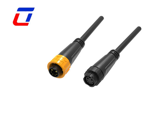 Conectores Macho para Fêmea Multi-Pin M16 com Trava Rápida à Prova d'Água 2 Potência 4 Sinal IP67