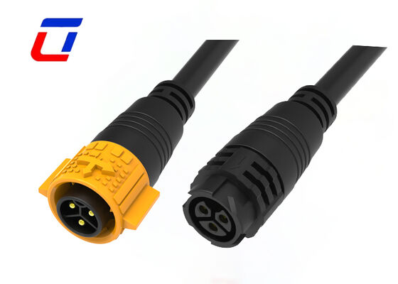 M19 3 pin 300V conector de cabo à prova d'água fechadura rápida para produção industrial