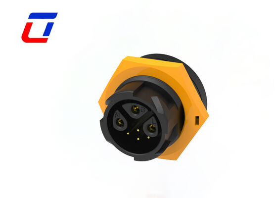 Conector à prova d'água exterior M19 3+4 Pin IP67 Conector à prova d'água