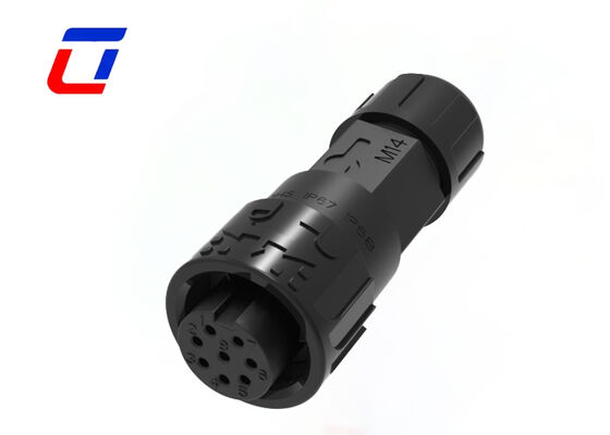 Conector à prova d'água M16 de 8 pinos 5A IP67 Liberação Rápida Conector Macho Fêmea Para Sinal