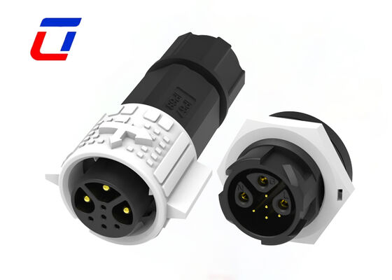 IP67 Conector à prova d'água 3+5 Pin M19 macho Fêmea