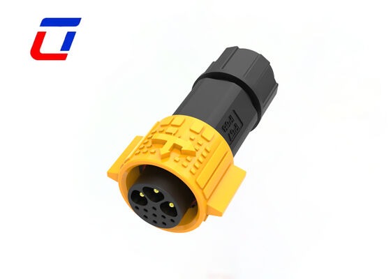 Conector Circular Impermeável M19 3+9 Pinos PA66 IP67 Conector Fio a Placa