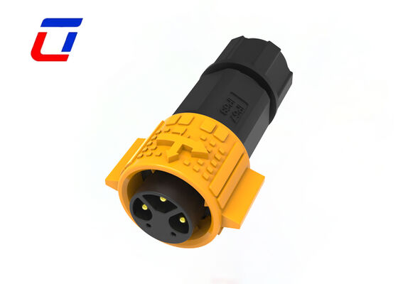 Circular Multi Pin Connectors 3+2 Pin M19 15A Gold Plated Wire To Wire Connectors