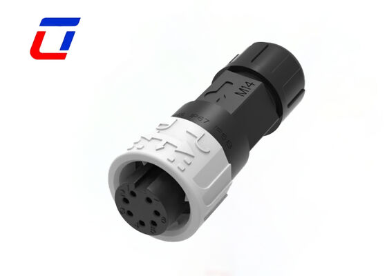 Conectores de fio de baixa tensão 60V M16 7Pin Conector Circular de Nylon à Prova d'Água