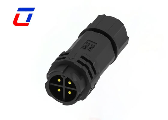 Conector à prova d'água M19 de 4 pinos 300V Macho para Fêmea IP67 Conectores Circulares