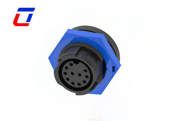 Conectores de iluminação de paisagem à prova d'água M19 11Pin Conectores de cabo de libertação rápida