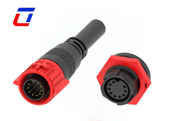 M19 Conector Macho Fêmea 9 Pinos Sinal Cabo Impermeável Externo Para Placa