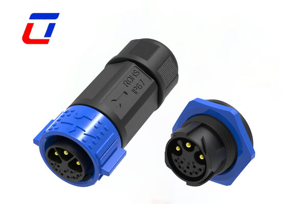 M25 Conector à prova d'água Fio para a placa 3+9 Pin Data Power Connector PA66 Outdoor