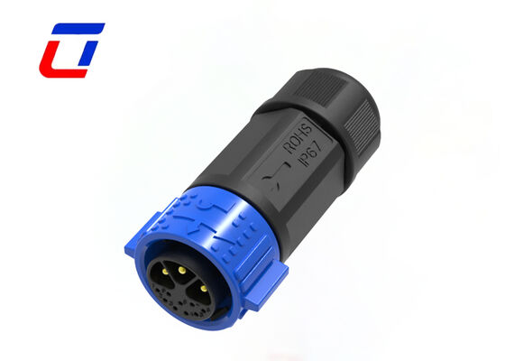 M25 Conector à prova d'água Fio para a placa 3+9 Pin Data Power Connector PA66 Outdoor