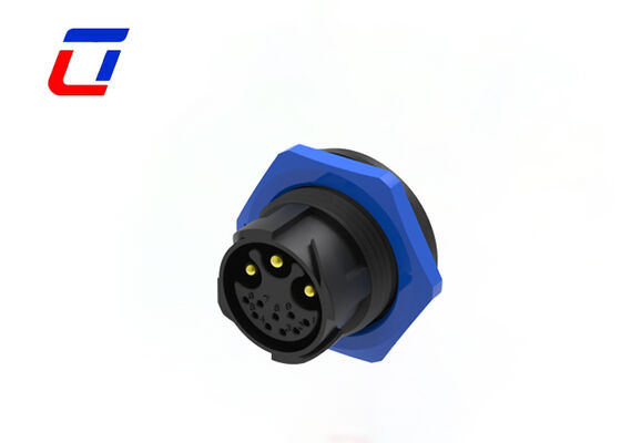M25 Conector à prova d'água Fio para a placa 3+9 Pin Data Power Connector PA66 Outdoor