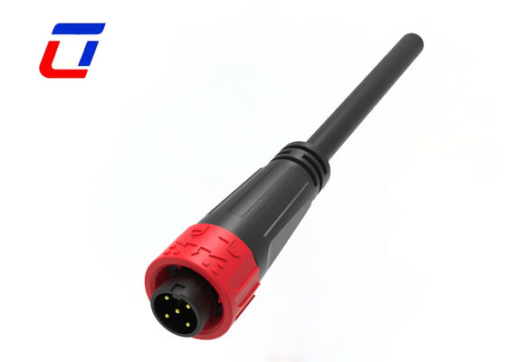 Conector de cabo 8A 5 pinos IP67 M16 Nylon Fio a Fio Desconexão Rápida à Prova d'água IP67