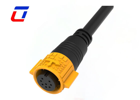 Conector de cabo macho fêmea de 8 pinos 300V M19, conector de sinal fio-placa de liberação rápida