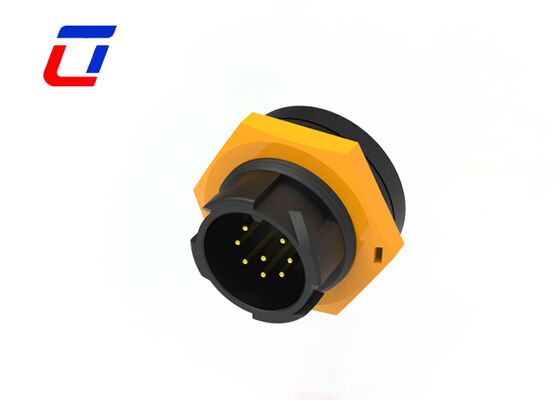 Conector de cabo macho fêmea de 8 pinos 300V M19, conector de sinal fio-placa de liberação rápida