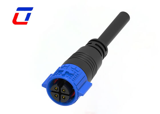 Conectores elétricos à prova d'água 15A 4Pin M19 Conector de cabo de alimentação de homem para mulher