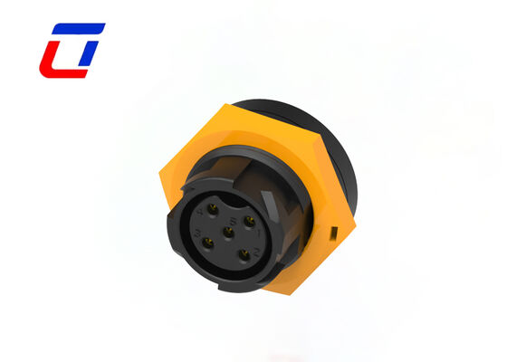 Conectores elétricos de 5 pinos masculino-feminino M19 Conector de corrente alta para o cabo do quadro