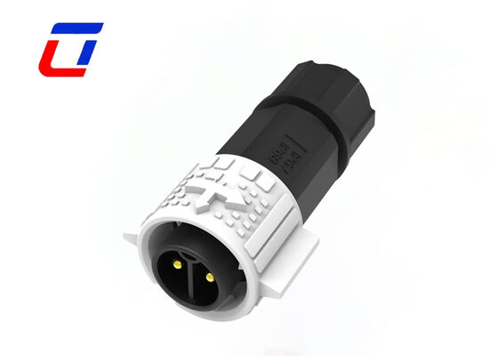 Conector à prova d'água DC 20A M19 2 pinos IP67 Conectores de cabo circulares de plástico