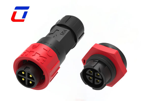 Conector Macho Fêmea M16 10A 4 Pinos Conectores de Tomada TUV Para Energia