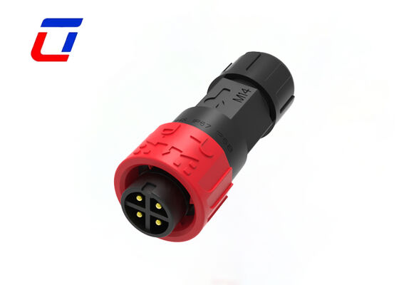 Conector Macho Fêmea M16 10A 4 Pinos Conectores de Tomada TUV Para Energia