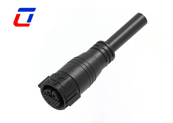 Conector de Sinal de Alimentação M25 2+20 Pinos IP67 20A+5A Conector Fio a Placa