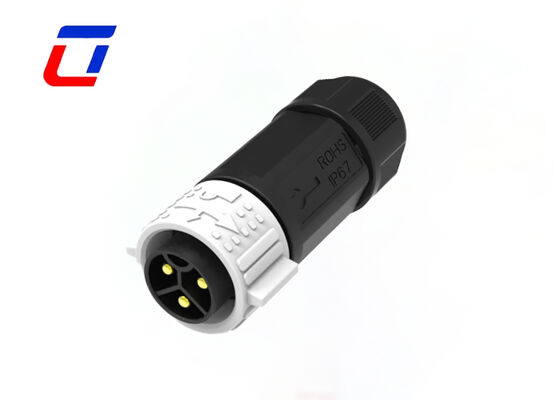 M25 Panel Mount Power Connector 3 Pin 50A Quick Lock Electrical Connectors