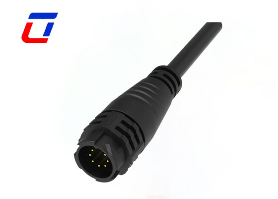 M19 Conectores de cabo a cabo Push Locking 7 Pin Data Low Voltage Connector