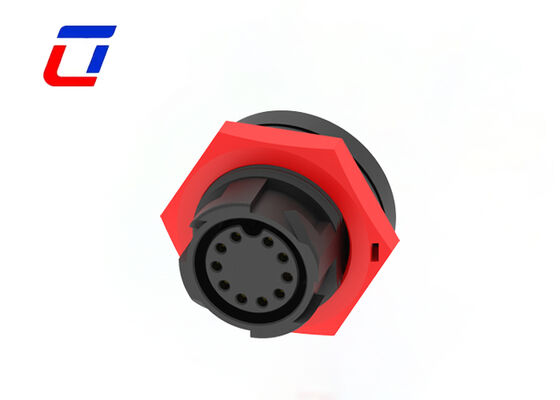 Conector de dados de 10 pinos M19 à prova d'água, conexão rápida, conectores fio-placa