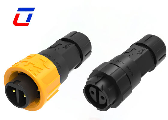 M16 Conector à prova d'água de alta corrente IP67 2 pines Conector rápido Automotivo
