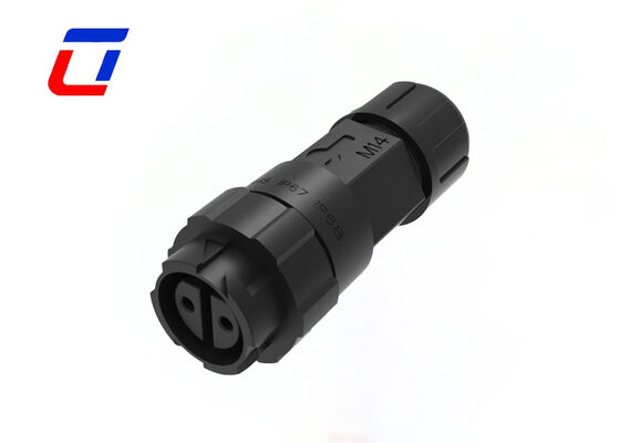 M16 Conector à prova d'água de alta corrente IP67 2 pines Conector rápido Automotivo