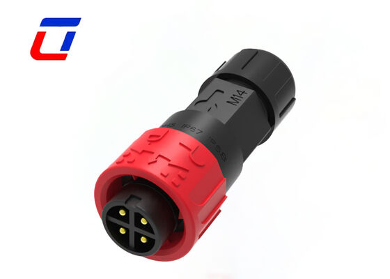 M16 4 Pin IP67 Power Connectors 300V Waterproof Low Voltage Wire Connectors