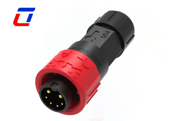 M16 Conector redondo de 300 V XLR resistente à água 2+4 Multi-Pin Connectors Power Signal Plug