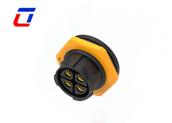 Conector de plástico M25 à prova d'água 600V Conector à prova d'água 4 pin Plug And Socket