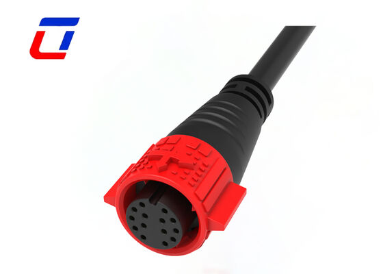 M19 Conector de cabo à prova d'água de 14 pines 300V Conectores solares IP67 de baixa tensão