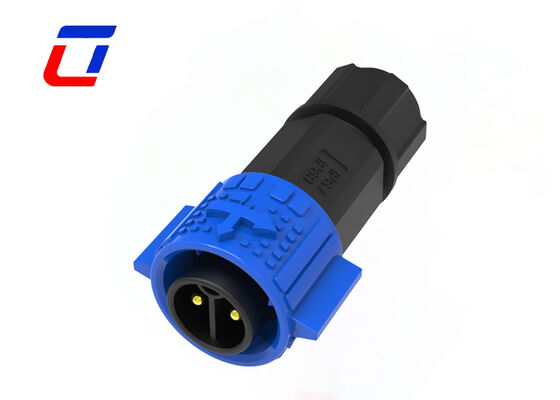 M19 20A 2 pin conector de alta corrente China IP67 conector à prova d'água fornecedor