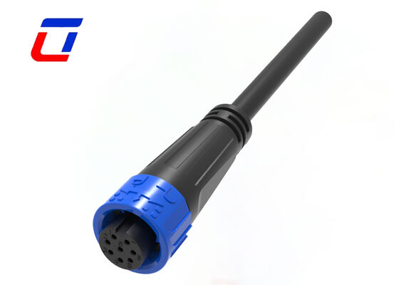 M16 Conectores de fio de baixa tensão de 8 pines Conector de sinal industrial de auto-bloqueio impermeável