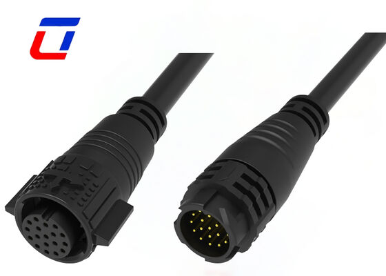 Conectores de fio de ligação rápida à água de baixa tensão de 300 V M19 18 Pin Data Connector