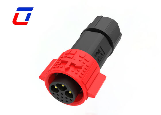 M19 Waterproof Plug And Socket Connector 3 Pin 9 Pin Waterproof Quick Lock Connector