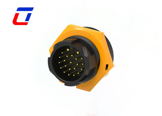 M19 Conectores de 2+20 Multi-Pin à prova d'água PA66 Conector de cabo de dados de alimentação à prova d'água