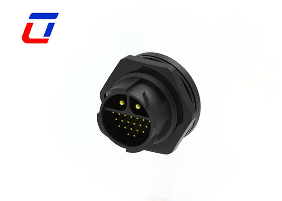 M25 2+20 Conector de cabo de pólo de libertação rápida IP67 Conectores de fio solar para a placa