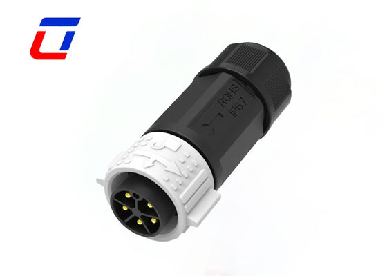 Conector à prova d'água de 5 pines M25 Outdoor Push Conector masculino feminino 20A para alimentação