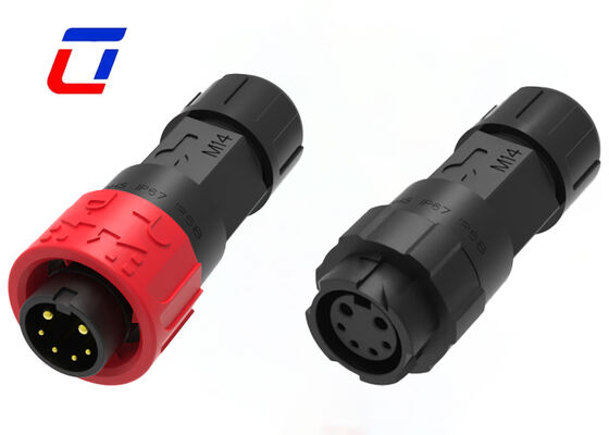 M16 Conector redondo de 300 V XLR resistente à água 2+4 Multi-Pin Connectors Power Signal Plug